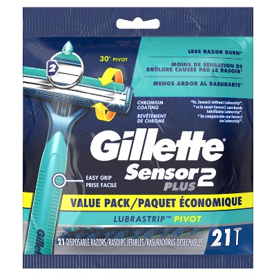 Gillette Sensor2 Plus Pivoting Head Disposable Razors 21ct - Missing Box