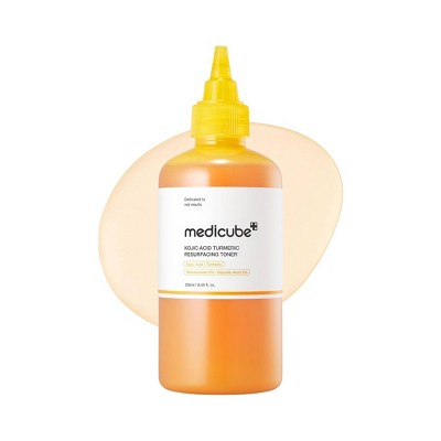 medicube Korean Skincare Kojic Acid Turmeric Resurfacing Face Toner 250ml - Imperfect Box