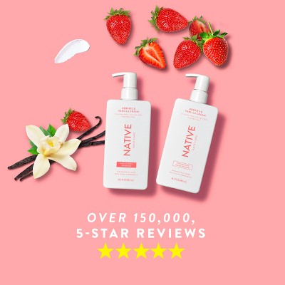 Native Berries; Vanilla Cream Volumizing Shampoo 16.5 fl oz - Imperfect Container