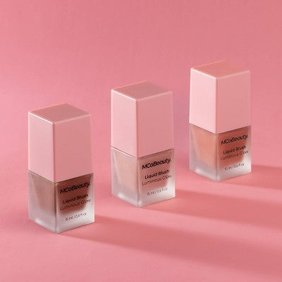 MCoBeauty Liquid Blush Luminous Glow Bella Vita/Dusty Rose 0.5 fl oz - New