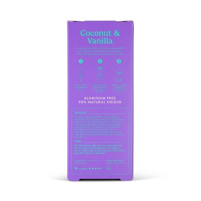 Wild Cosmetics Cream Deodorant Refill Coconut & Vanilla with Aqua Case 5.29oz - Imperfect Box