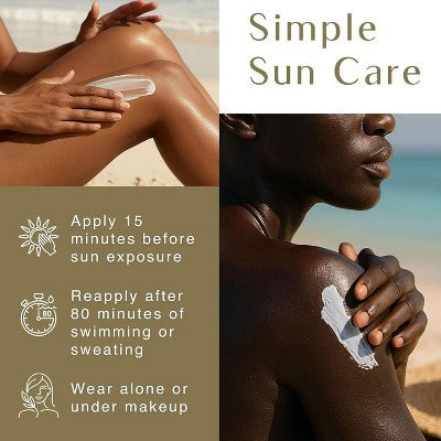 Black Girl Sunscreen Make it Hybrid with Zinc and Lavender Sunscreen SPF 50 3 fl oz - Imperfect Container