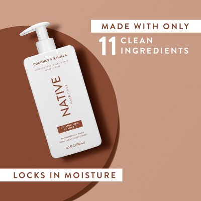 Native Coconut & Vanilla Moisturizing Shampoo 16.5 fl oz - Imperfect Container