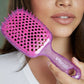 UNbrush Detangler Hair Brush Glitter Rose Quartz - Imperfect Box