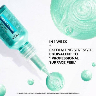 L'Oreal Paris Bright Reveal Dark Spot Exfoliant Peel - Imperfect Box