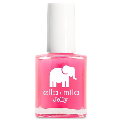 ella+mila Jelly Nail Polish Pink Sand Beach 0.45 fl oz - Imperfect Container