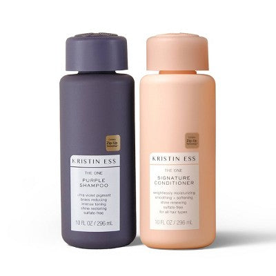 Kristin Ess Color Safe Purple Shampoo + Signature Conditioner Set 20 fl oz - New