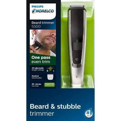 Philips Norelco Series 5500 Beard & Hair Mens Rechargeable Electric Trimmer BT5511/49 - New