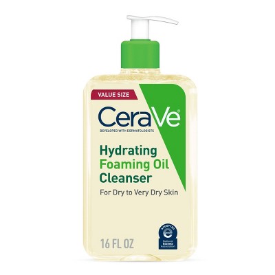CeraVe Hydrating Foaming Cleansing Oil Face Wash 16 fl oz - New
