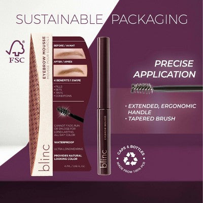 Blinc Eyebrow Mousse Light Brunette 0.158 fl oz - New