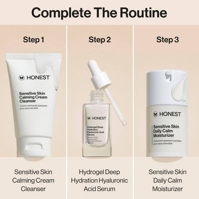 Honest Beauty Sensitive Skin Calming Cream Cleanser 4 fl oz - Imperfect Box