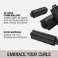 Conair The Curl Collective Heatless Satin Wrapped Foam Rollers Black 42pcs - New