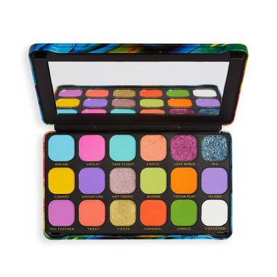 Makeup Revolution Forever Flawless Eyeshadow Palette Bird of Paradise 0.54oz - Imperfect Box
