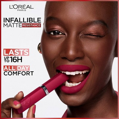 L'Oreal Paris Infallible Matte Resistance Liquid Matte Lipstick 600 First Kiss 0.31oz - New