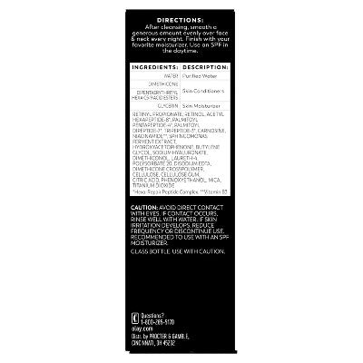 Olay Regenerist Anti-Aging Night Serum, Hydrating & Wrinkle Correcting Treatment 1 fl oz - New