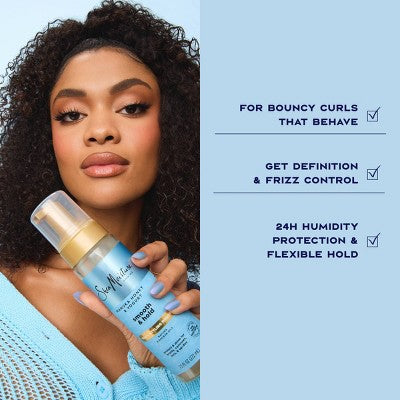 SheaMoisture Manuka Honey & Yogurt Smooth & Hold Multi-Styling Hair Mousse 7.5 fl oz - New