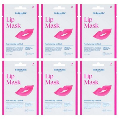 BioRepublic SkinCare Lip Masks  6pk - New