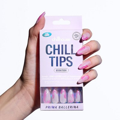 Chillhouse Chill Tips Press-On Nail Set Design Studio Prima Ballerina 24ct - Imperfect Box