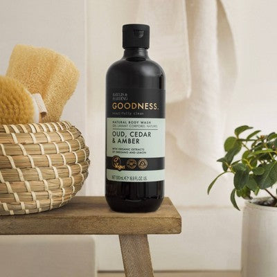 Baylis &#38; Harding Goodness Oud Cedar &#38; Amber Body Wash - 16.9 fl oz
