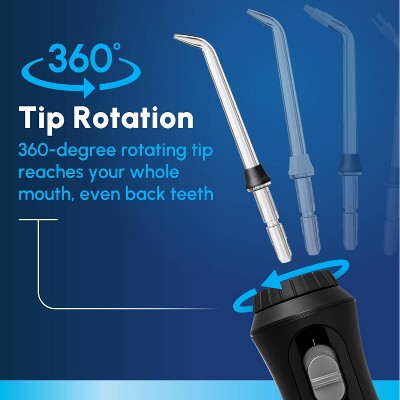 Waterpik Cordless Plus Rechargeable Water Flosser WP-462 Black - Imperfect Box