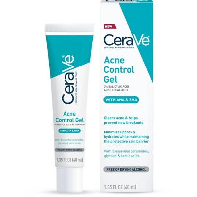 CeraVe Salicylic Acid Acne Treatment Control Gel 1.35oz - Imperfect Box