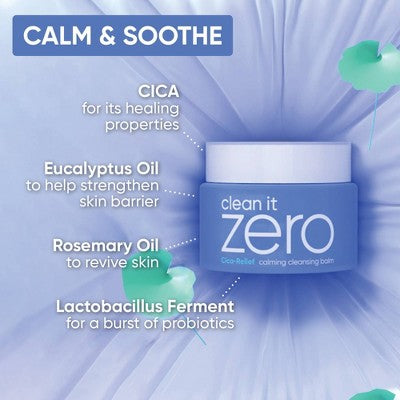 Banila Co Clean It Zero Calming Cleansing Balm with Cica Relief 3.4oz - Imperfect Box