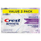 Crest 3D White Brilliance Vibrant Toothpaste Peppermint 4.6oz/2pk - New