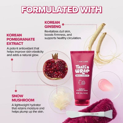 I DEW CARE That's A Wrap Korean Wrapping Mask & Headband Set 3.38oz - Imperfect Box