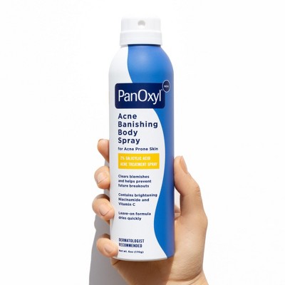 PanOxyl Acne Banishing Body Spray 2% Salicylic Acid 6oz - New
