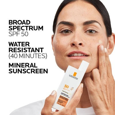 La Roche Posay Anthelios Tinted Ultra-Light Fluid Mineral Face Sunscreen SPF 50 1.7 fl oz - Imperfect Box