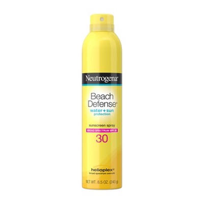 Neutrogena Beach Defense Sunscreen Spray SPF 30 8.5oz - Imperfect Container