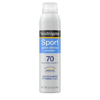 Neutrogena Ultimate Sport Body Spray Sunscreen SPF70 5oz - Imperfect Container