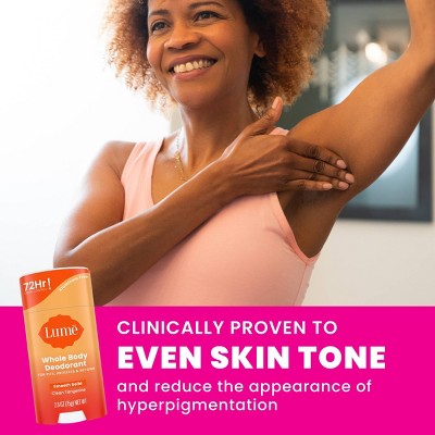 Lume Whole Body Women's Smooth Solid Deodorant Tangerine Scent 2.6oz - Imperfect Container