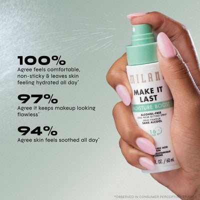Milani Make It Last Moisture Boost Setting Spray 2.03 fl oz - Imperfect Container