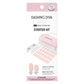 Dashing Diva Glaze Semi-Cured Gel Nail Polish Strips Starter Kit Pale Blush 32ct - Imperfect Box