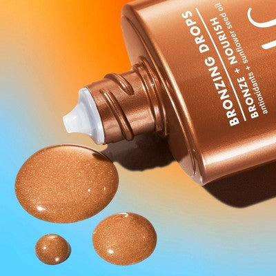 e.l.f. SKIN Bronzing Drops Rose Gold 1 fl oz - Imperfect Box