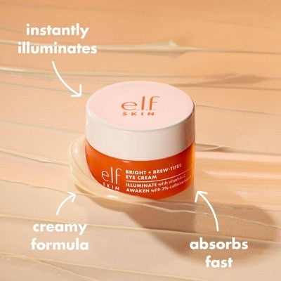 e.l.f. SKIN Bright + Brew-tiful Eye Cream 0.52oz - Imperfect Box