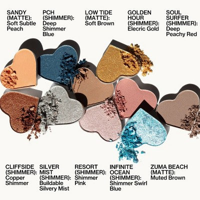Pacifica Malibu Eye Shadows Palette 0.2oz - Imperfect Box