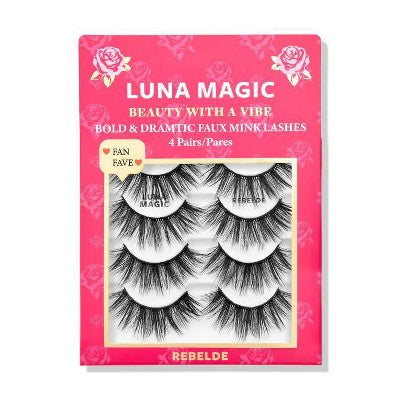LUNA MAGIC Rebelde Lashes 4pc - Imperfect Box