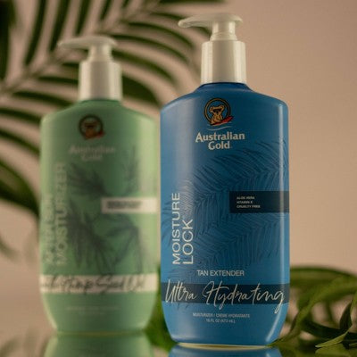 Australian Gold Moisture Lock Tan Extender Lotion 16 fl oz - New