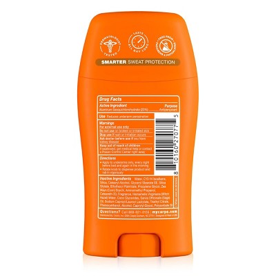 Carpe Women's 100HR Sweat & Odor Control Antiperspirant Deodorant Coconut Vanilla 1.76oz - New