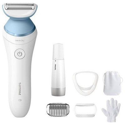 Philips Series 8000 Wet & Dry Women's Rechargeable Electric Shaver with Facial Hair Remover BRL166/91 - New