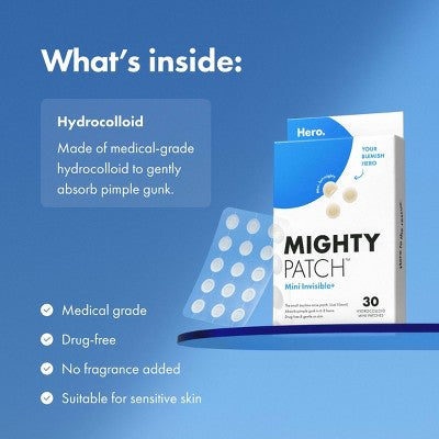 Hero Mighty Patch Invisible Mini 30ct - New