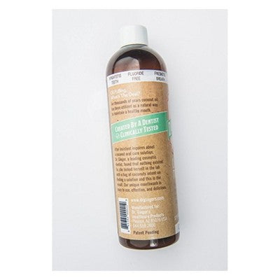 Dr. Ginger's Coconut Mint Mouthwash 14 fl oz - Imperfect Container