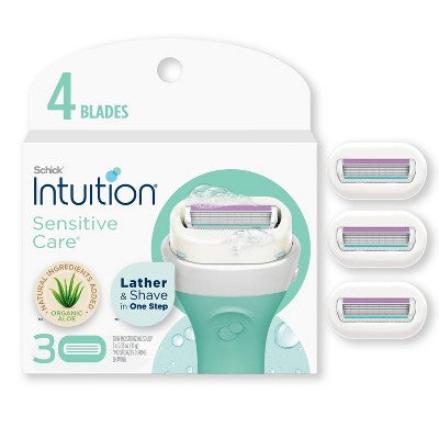 Schick Intuition Sensitive Care Womens Razor Blade Refills 3 ct - Missing Box
