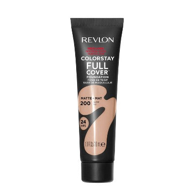 Revlon ColorStay Full Cover Matte Foundation 200 Nude 1 fl oz - New