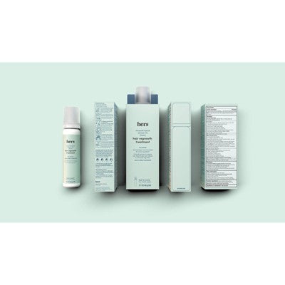 hers Hair Regrowth Foam Treatment 5% Minoxidil 2.11oz - Imperfect Box