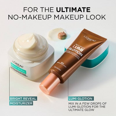L'Oreal Paris Bright Reveal Vitamin C Glow Moisturizer 1.7oz - Imperfect Box