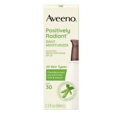 Aveeno Positively Radiant Sheer Daily Moisturizer SPF 30 2.3 fl oz - Imperfect Box