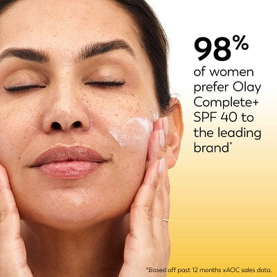 Olay Complete Plus Face Lotion with Sunscreen SPF 40 6 fl oz - Imperfect Box